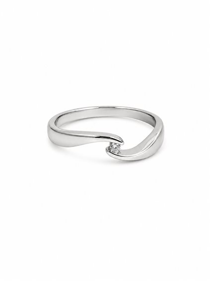 Anillo Comete Mujer Solitari in Oro Diamante 0.02 Ct ANB658 - ANB658